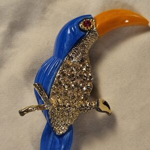 Colorful Bird Brooch